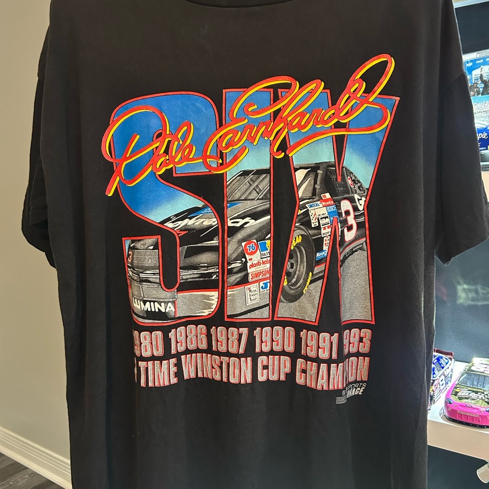 VINTAGE AND RARE Dale Earnhardt 6 time championship T